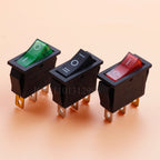 1 Piece KCD4 KCD3  6PIN 3PIN 16A 250V 20A 125V Double Light Switch Rocker Switch Waterproof ON-OFF  Boat Power Switch