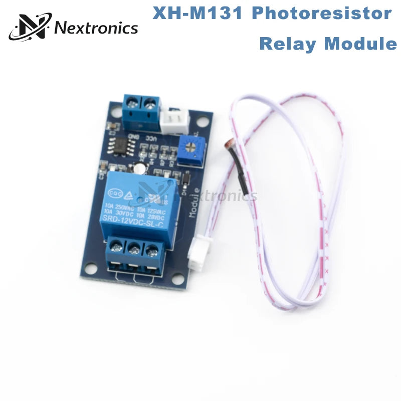 1/3/5/10PCS XH-M131 DC 5V 12V 24V Light Control Switch LDR Photoresistor Relay Module 10A Automatic Light Sensor
