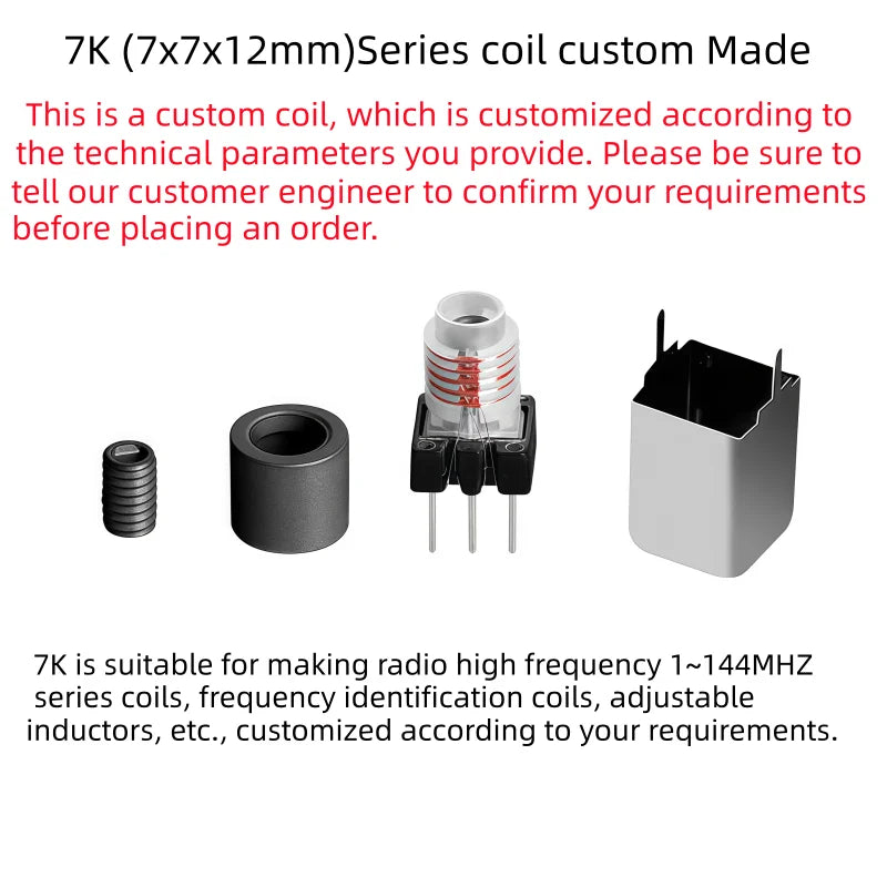 Adjustable Inductor OSC Coil Frequency Discrimination HAM FCZ AM ITF Intermediate Frequency Transformer Custom for Electronics