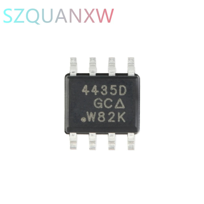 10PCS SI4435DDY-T1-GE3 SI4435DDY SI4435 4435D SOIC-8 30V 8.1A SMD IC P-Channel MOSFET