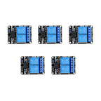 5V 2 Channel Relay Module with Optocoupler Isolation Compatible Arduino ESP32 Raspberry Pi PLC DIY Projects 1/5/10 PCS
