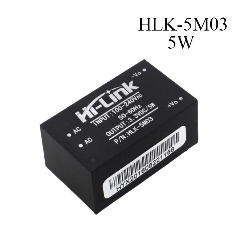 220V to 5V/3.3V/9/12V/24V 3W 5W Mini Power Supply Module Step Down Buck Module AC to DC HLK-5M03/09/12/24 HLK-PM03/09/0612/24