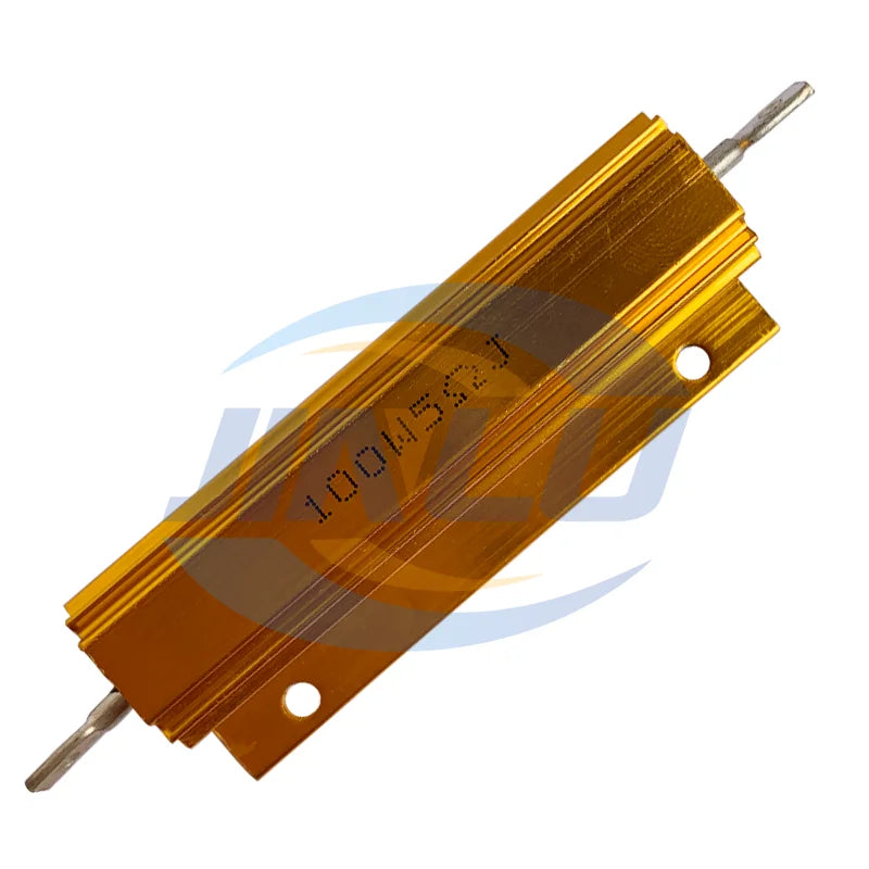 1PCS RX24 50W 100W Aluminum Power Metal Shell Case Wirewound Resistor 0.01R ~ 100K 1 2 3 4 5 6 7 8 9 10 12 20 30 47 50 60 100ohm