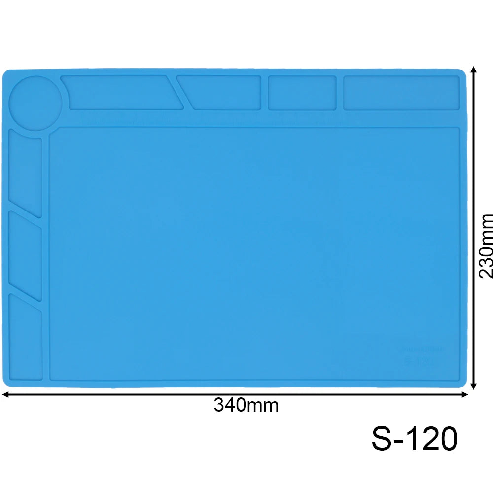 S-110 120 130 Soldering Mat Soldering Station Repair Pad Maintenance Platform Desk Mat Solder Rework Repair Tools