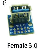1pc MICRO MINI 5P 4P 9P 10P  type-c USB To Dip Female B-type Square Interface Printer Mike PCB Converter Adapter Breakout Board
