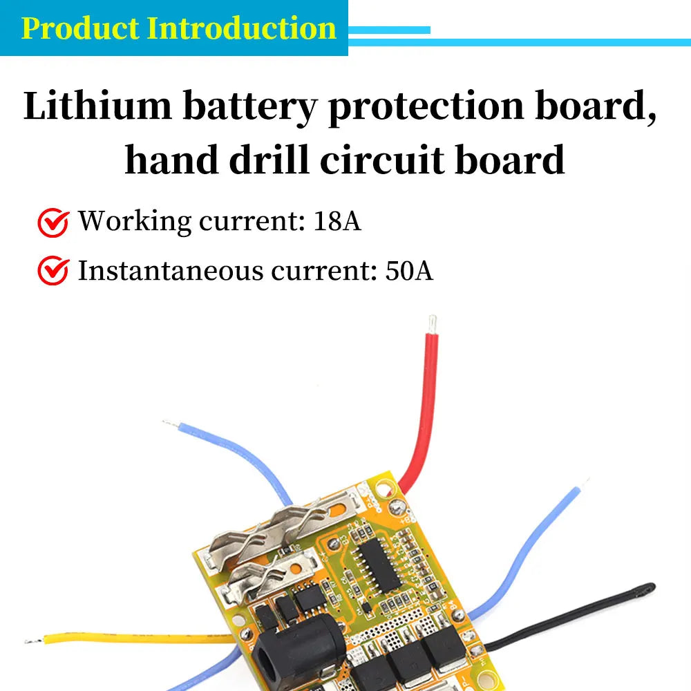 1/5/10Pcs 5S 21V 50A Li-Battery Protection Board 3 Alloy Charge and Discharge BMS Module for Makita Electric Tools ﻿