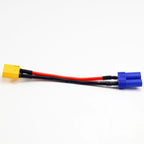 1/2/5PCS XT60 to EC5 Connector Adapter Charge Cable Lead Wire 14AWG 10CM for ISDT Style Chargers