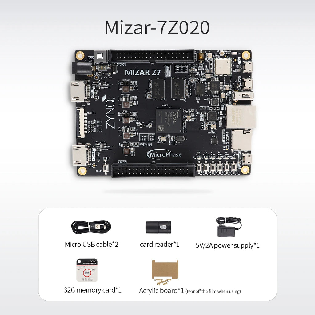 MicroPhase Xilinx XYNQ FPGA Development Board 7010 7020 PYNQ Artificial Intelligence Python