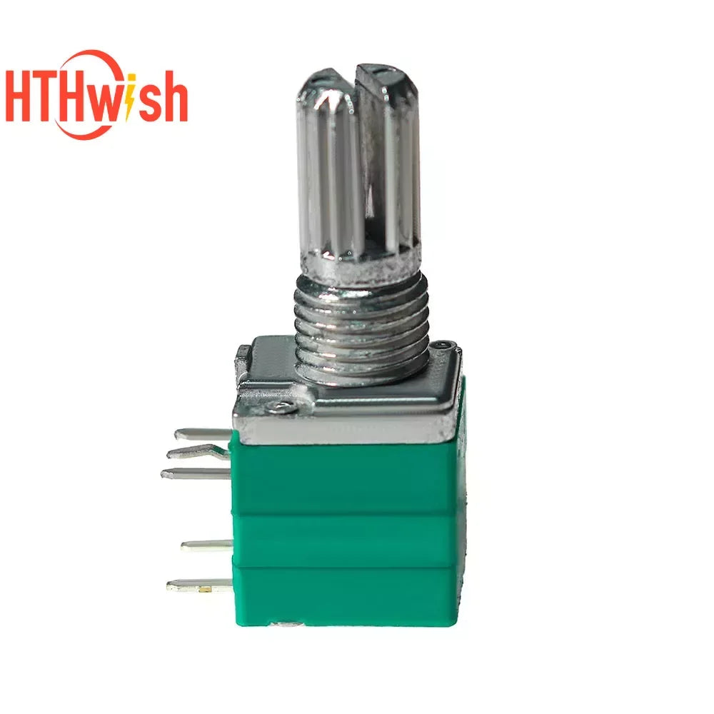 New 5PCS Volume Potentiometer Industrial Switches 5Pin 5K 10K 20K 50K 100K Switch Audio Shaft 15mm Amplifier Sealing RK097G