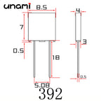 10Pcs 392 Square/382 Round Fuse Slow Blow T500mA 0.5A 1A 1.25A 1.6A 2A 2.5A 3.15A 4A 5A 6.3A 8A LCD TV Power Board