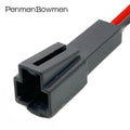 1 Set 2 Pin Car Door Side Light Electrical Connector Female Male Wire Harness Plug for 4B0971832 4E0972575 1-1534113-1 1534155-1