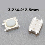 100pcs Car Remote Control Key Touch Switches Tactile Push Button Switches For Hyundai Nissan Honda VW Toyota Kia Peugeot