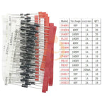 DIP SMD Zener Diode TVS Diodes Fast Switching Schottky Diode Assorted Kit DIY Mix Electronic set