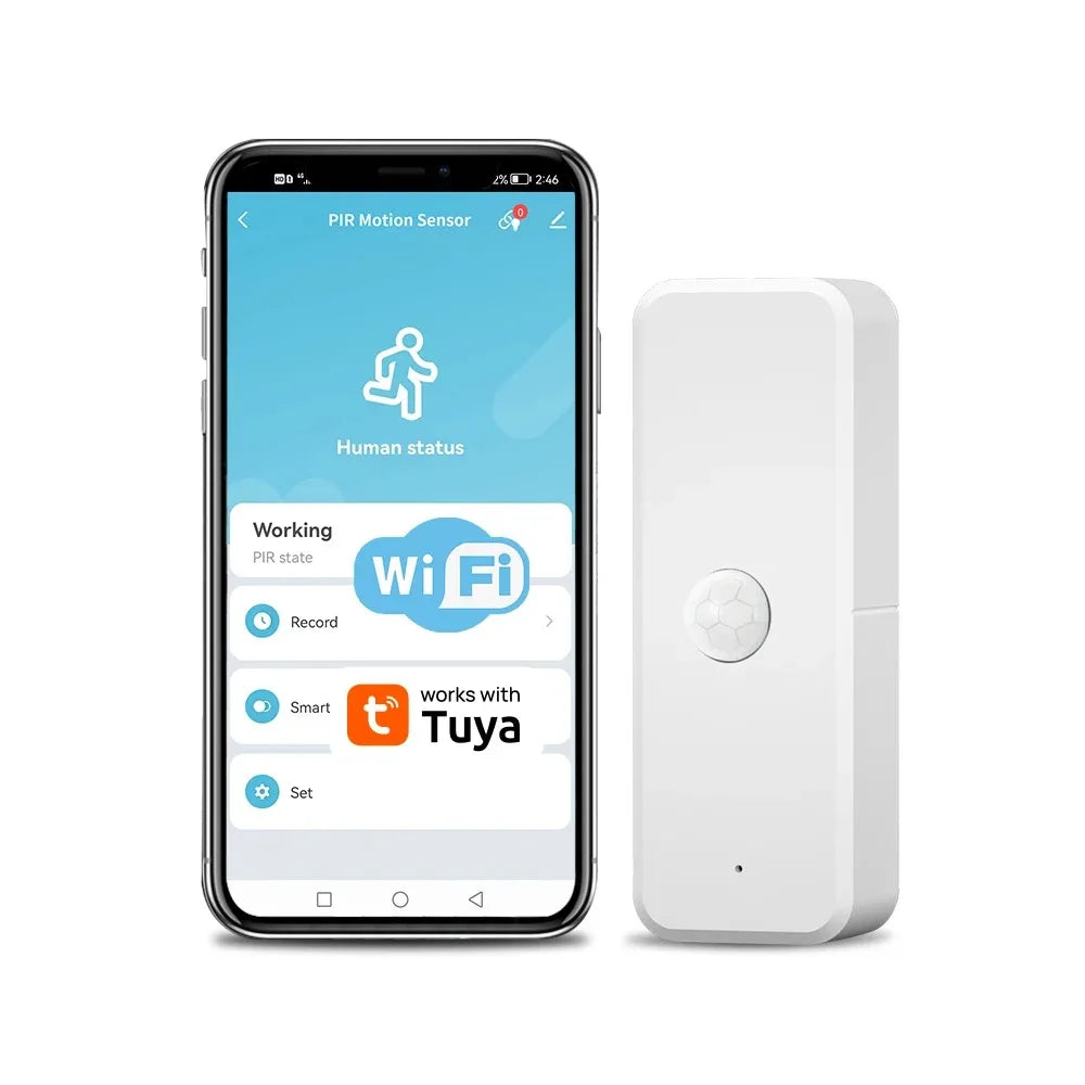 WiFi or Zigbee PIR Motion Sensor Tuya Smart Home Human Body Infrared Detector Security Smart Life Works With Alexa Google Home