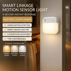 Night Light Motion Sensor With LED Light EU/US Plug Lamps Children'S Night Light Wireless Night Lamp For Bedside Table Bedroom