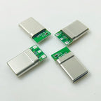 3Pin Male Connector Type C Laptop Version 2 10 Sets with 3 Solder Joints and CC Pin CTOC5 for Maker Education Kits