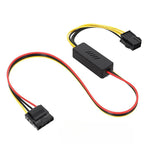New Graphics Card Hard Drive Cable 6Pin To SATA Hard Drive Power Cables 12V Adapter 1 2 3 4 SATA 12V Molex Large 4PIN Cable
