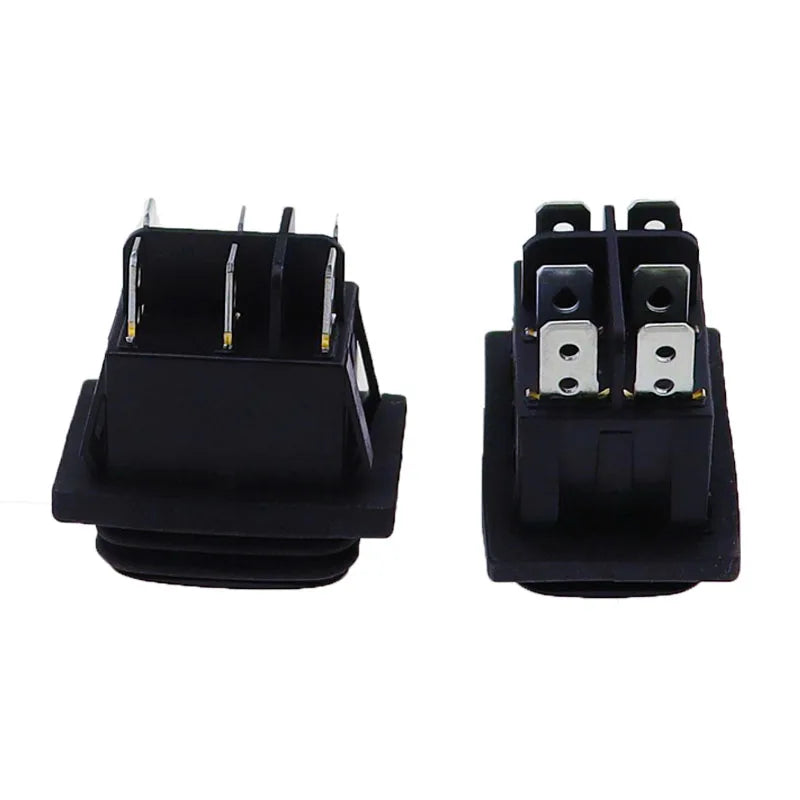 1PC Momentary (on)-off-(on) Waterproof 6Pin Rocker Switch 3 Position Locking ON-OFF-ON DSDT
