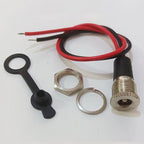 5.5*2.5/5.5*2.1mm Electric Lithium Battery Bicycle Connection Charging Port DC Power Supply Female Head With Cable Wired Socket