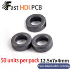Anti-Interference Ferrite Toroid Core Ni-Zn - High Frequency Common Mode Inductor Ring for Electronic Equipment