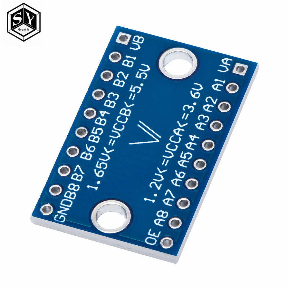 TXS0108E 8-Channel 1.4V-5.5V Bidirectional Logic Level Shifter with Auto-Direction Sensor 10Mbps High-Speed Voltage Converter