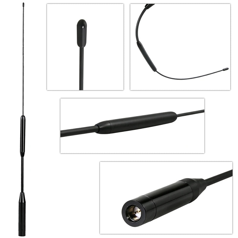 GIZONT LoRa 868MHz 915MHz Antenna SMA Long-range Communication Flexible Soft Whip Antenna For LoRaWan And Meshtastic 50CM 12DBi