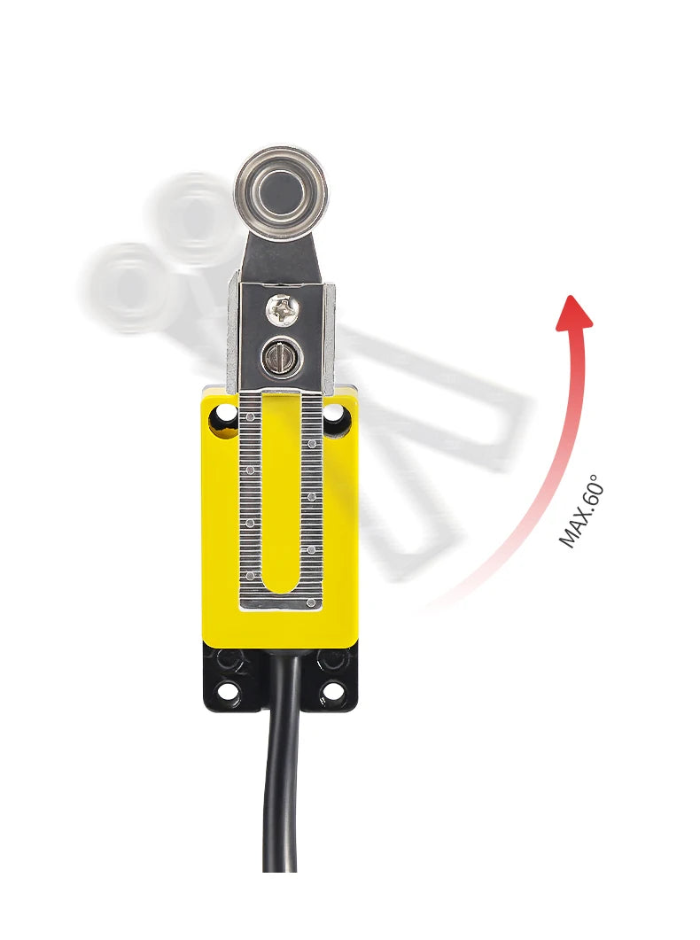 ENMG ET8108-CF IP67 Waterproof Travel Limit Switch Mechanical Position Switch Roller Lever for Industrial Equipment Farm Manure