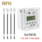 CN101A LCD Time Switch 12V 24V 110V 220V Time Relay Street Lamp Lillboard Power Supply Timer