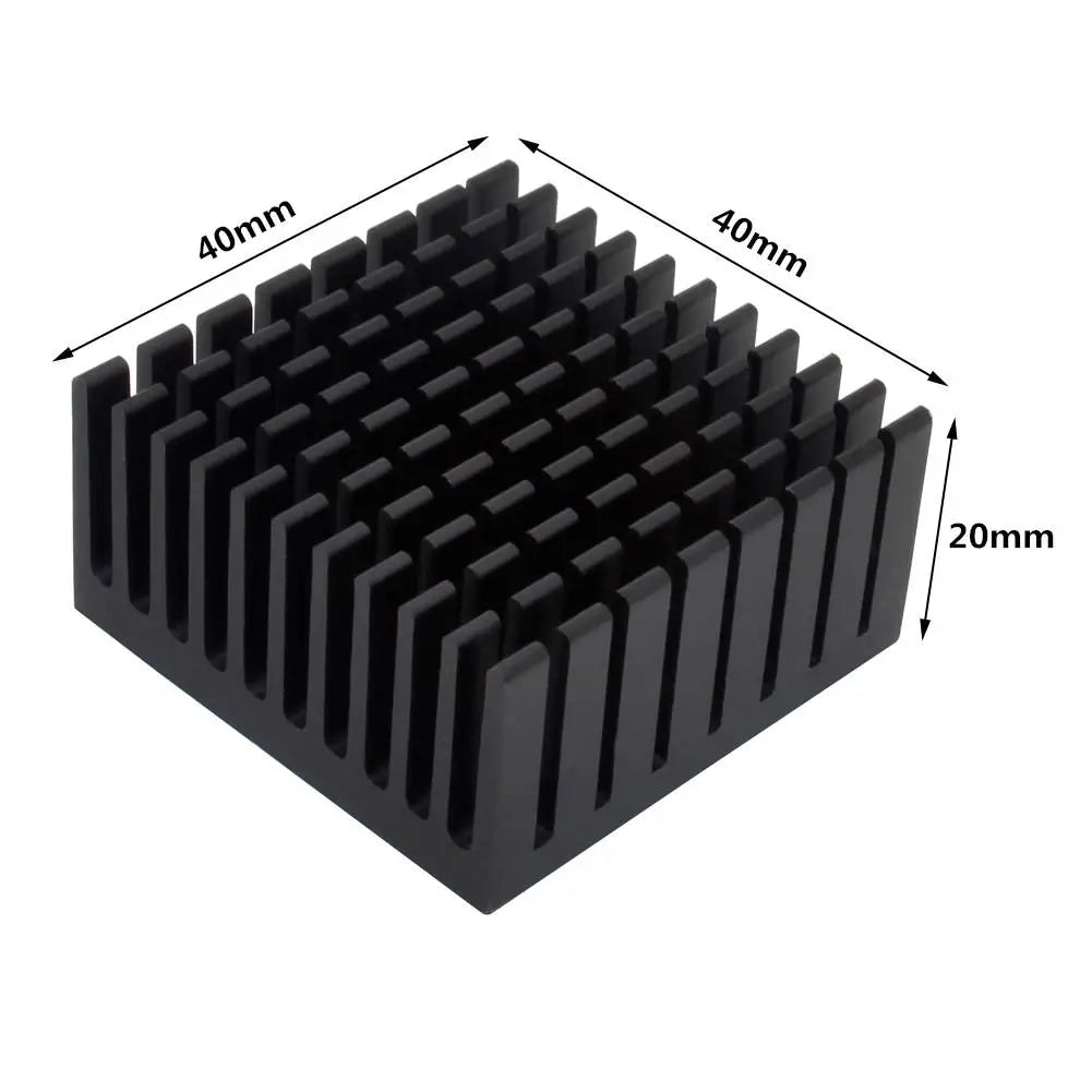Aluminum Heatsink Radiator Heat sink Cooler for Electronic Chip Cooling With Thermal Conductive Tape
