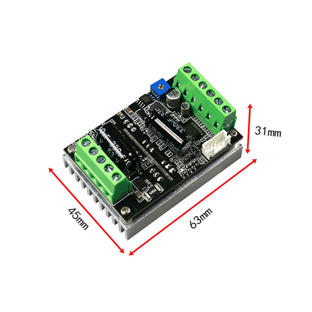 500W High Power BLDC Motor Driver 6-60V 20A Hall Brushless Motor Speed Control Board PWM DC 3 Phase Motor Drive Module