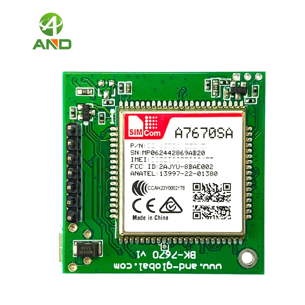 For Latin North America NZ AU Bands A7670SA 4G Cat 1 with GSM GPS Module With Development Core Board
