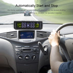 Temperature Warning Fuel Save Tire Pressure Monitoring System Solar TPMS With 4 External Sensors Car Tyre Pressure Monitor