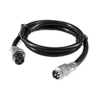GX20 2 Female Plug To Male Dock Socket Electrical Aviation Connector 2 3 4 5 6 7 8 9 10 12 14 15Pin 1m 2m 3M Cable customizable