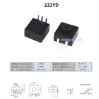 72PCS/Box Tactile Push Button Switch 1212 1813, Clicky On/Off Switch for LED Flashlight Headlamp Torch Lantern DIY Parts