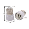 Gu10 To E26 e27 Lampholder Adapter Fireproof Screw E26 E27 To 2Prong Gu10 LED Lamps Spotlight Bulb Light Socket Adaptor