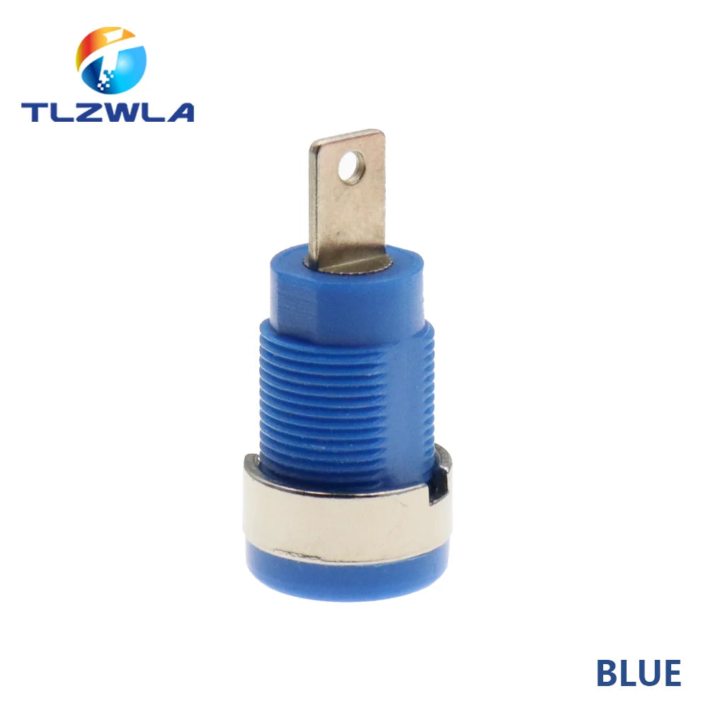 5PCS 4MM Banana Plugs Female Jack Socket Plug Wire Connector Multimeter Socket Banana head Female