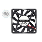 60x60x10 mm DC 5V 12V 24V 6010 Brushless Cooling Fan, Replacement Ball Bearing 60mm Fan for Cooling DIY PC Computer Case Fan