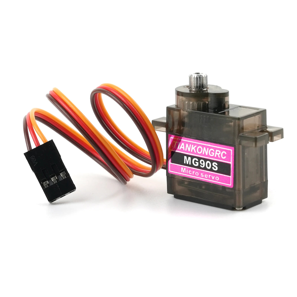 9g Micro Digital Servo Metal + Plastic Gear Brushed Motor MG90S 180/270/360° High Torque for RC Car Robot Airplane Model DIY Toy