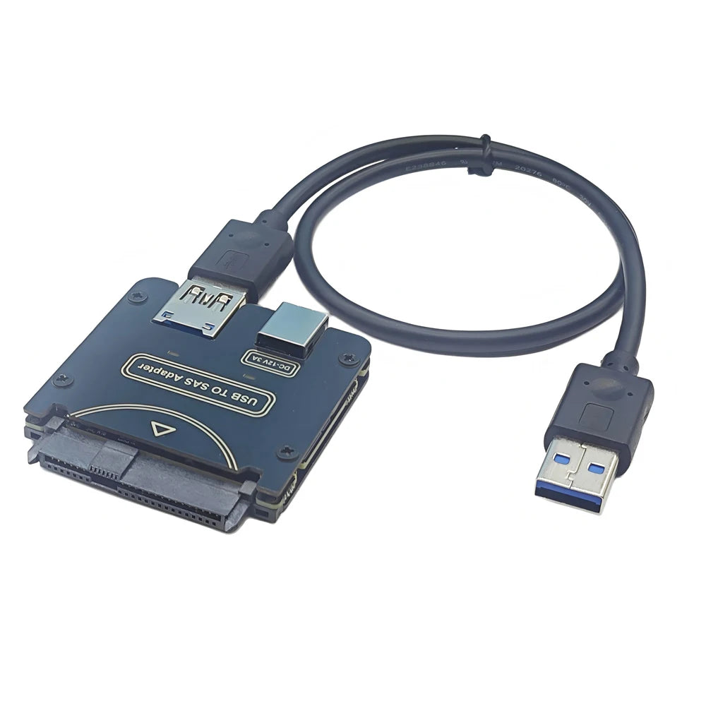 USB To SAS Hard Drive Easy Drive Cable 29PIN Hard Drive Solid State SSD Expansion Card SATA 22PIN to SAS Adapter Card