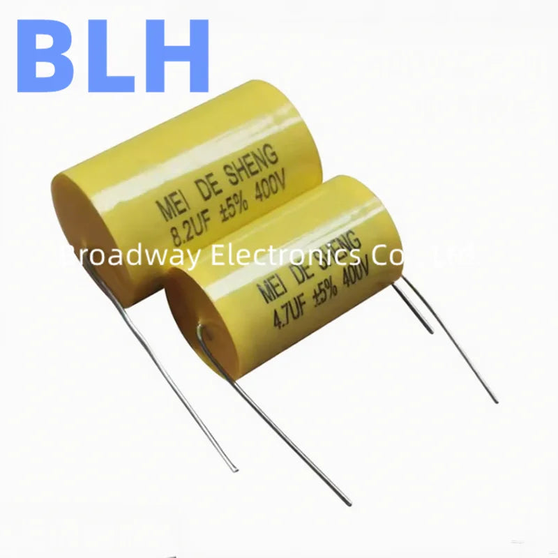 5PCS Non-polar Axial Audio Frequency Capacitor 400V 18UF 20UF 22UF 33UF 47UF