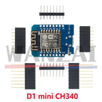 WeMos D1 Mini Pro V3.0.0 Bytes Lua WIFI Internet of Things Development Board Based ESP8266 CH340G Nodemcu V2 4MB/16MB V4.0.0