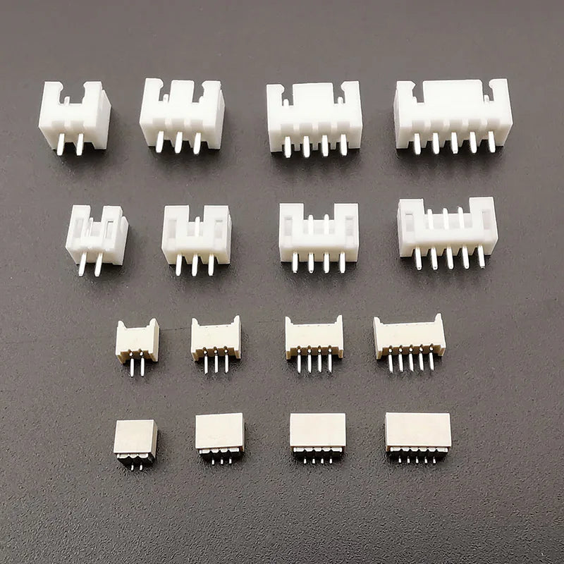 SH 1.0mm / JST 1.25mm / PH 2.0mm / XH 2.54mm Pitch Male Pin Header Housing Connector 2/3/4/5 Pin Plug Shell Terminal Connector