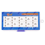 50pcs 5x20mm 0.25A-20A Ceramic Tube Fuse Assorted Kit Amp 0.25A 0.5A 1A 2A 3A 5A 8A 10A 15A 20A 250V with Storage Box