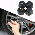 Temperature Warning Fuel Save Tire Pressure Monitoring System Solar TPMS With 4 External Sensors Car Tyre Pressure Monitor