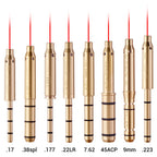 Laser Bore Sighter .22LR .177 .223Rem 9mm/.38spl 300WIN .30-06 8X57JS Barrel for Pistol Rifle Airsoft Cartridge Collimator