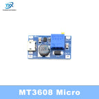 1/3/5/10PCS MT3608 DC-DC Step Up Converter Module Adjustable Boost 2A Max Power Supply Board 2V-24V To 5V 9V 12V 28V Booster