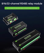 Waveshare Industrial Modbus RTU Relay Module with 8/16/32-channel RS485 interface and isolation