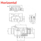 20/50PCS JST1.25 SMD SMT 1.25MM Pitch Male Pin Header Vertical/ Horizontal connector 2P/3P/4P/5P/6P/7P/8P/10P For PCB Board