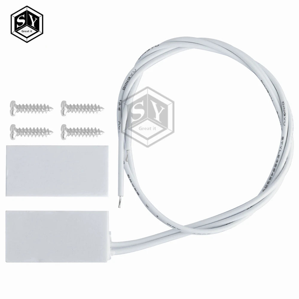 MC-38 MC38 Wired Door Window Sensor 30mm Wire Lengthen Randomly Magnetic Switch Home Alarm System for arduino