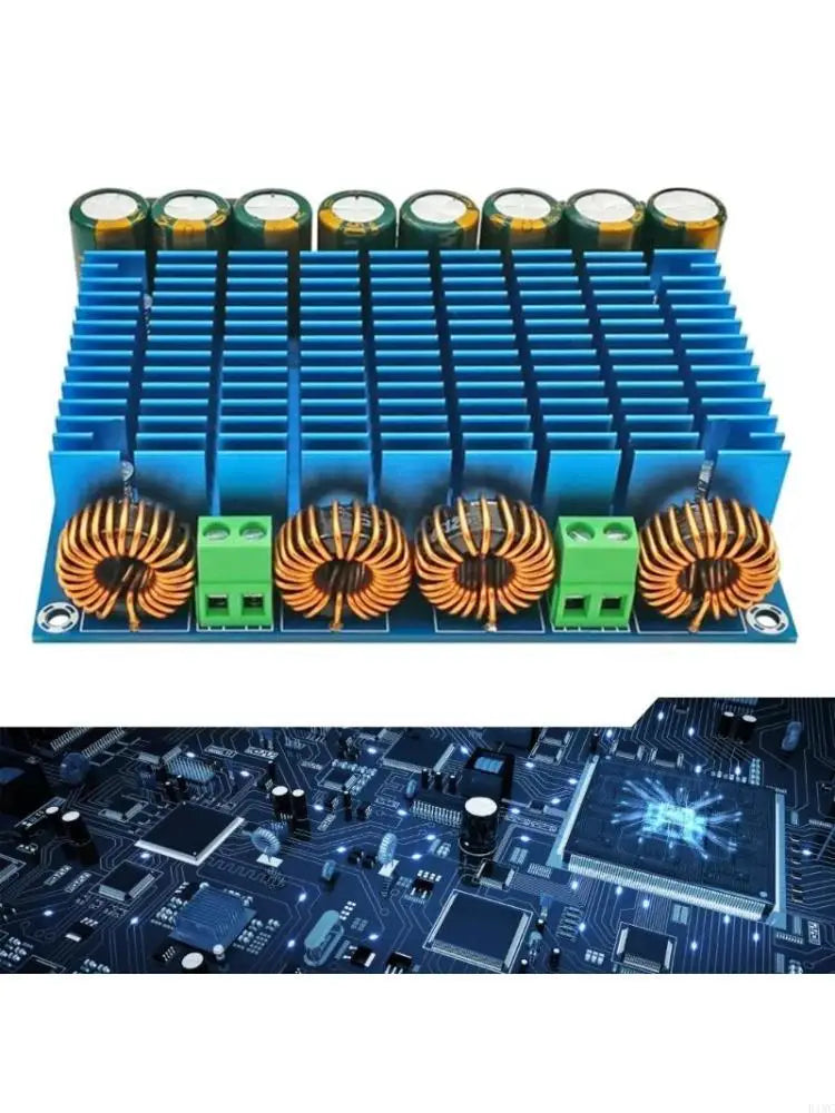 M252 Double Chip 420W Class D Amplifier Board TDA8954TH for Clear Low Distortions Sound For Home Threaters